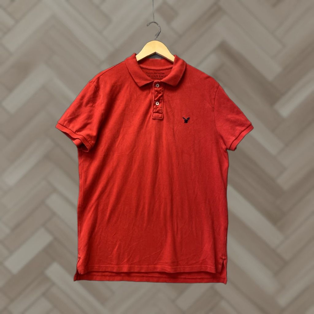 American Eagle Outfitters American Eagle Polo Mens Large Red Cotton Short Sleeve Shirt /130-17 Size US L / EU 52-54 / 3 - 1 Thumbnail