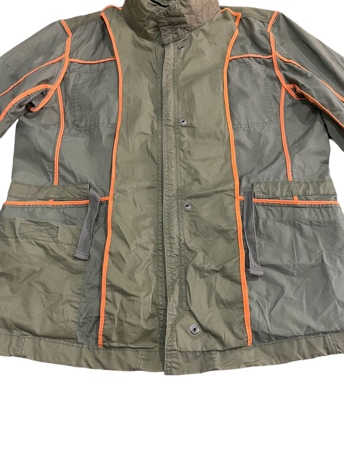 Diesel Vintage 90s Diesel Hooded Spalmatura Water Resistance Jacket Size US XL / EU 56 / 4 - 19 Thumbnail