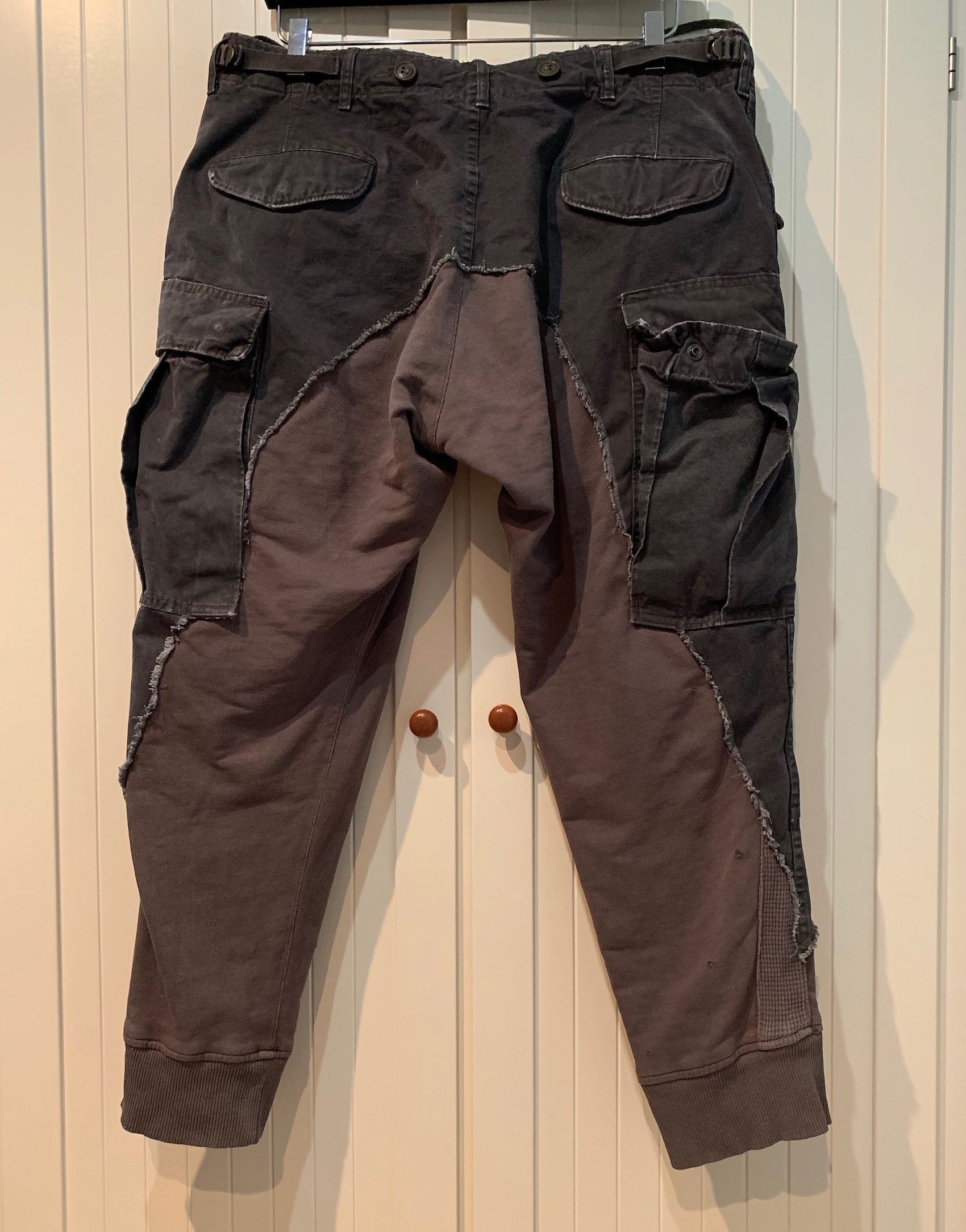Greg Lauren Pant 50/50 Army Terry Size US 36 / EU 52 - 2 Thumbnail