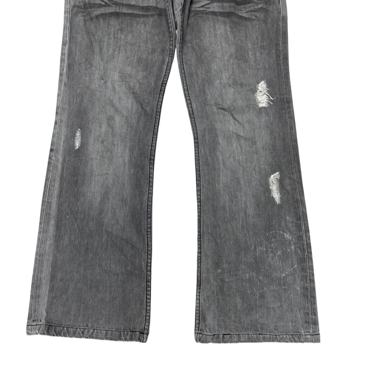 semanticdesign Vintage Semantic Design Snake Skin Denim Flare Jeans Size US 35 - 7 Thumbnail