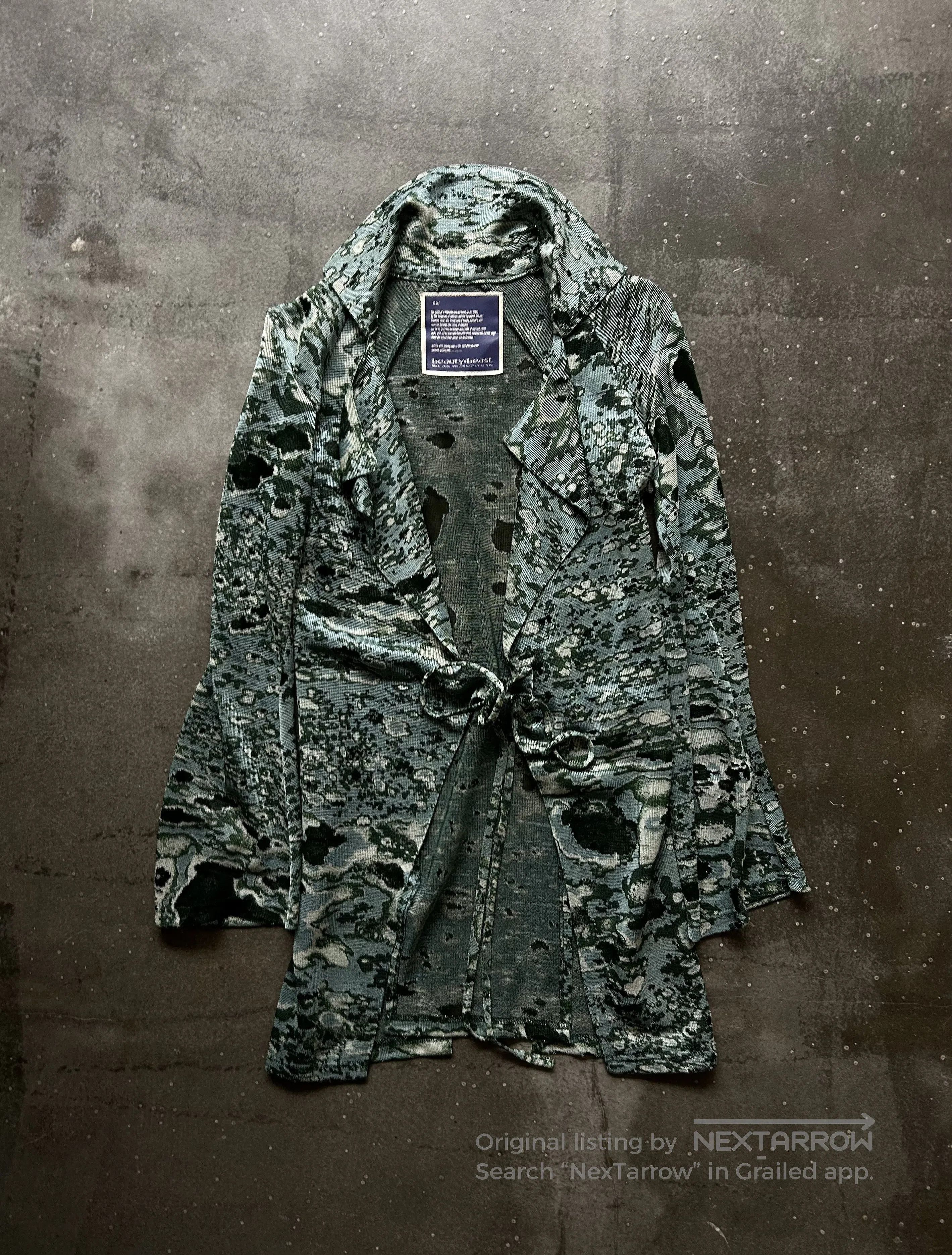 Beauty Beast Beauty:Beast 90s Psychedelic Print Cardigan. Size US M / EU 48-50 / 2 - 1 Thumbnail