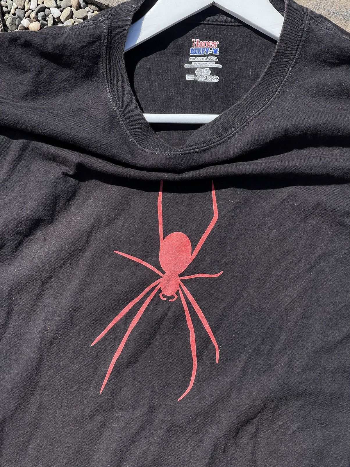 Vintage 90’s Hanes Spider Vintage t-shirt tee black marvel spiderman Size US XXL / EU 58 / 5 - 4 Thumbnail
