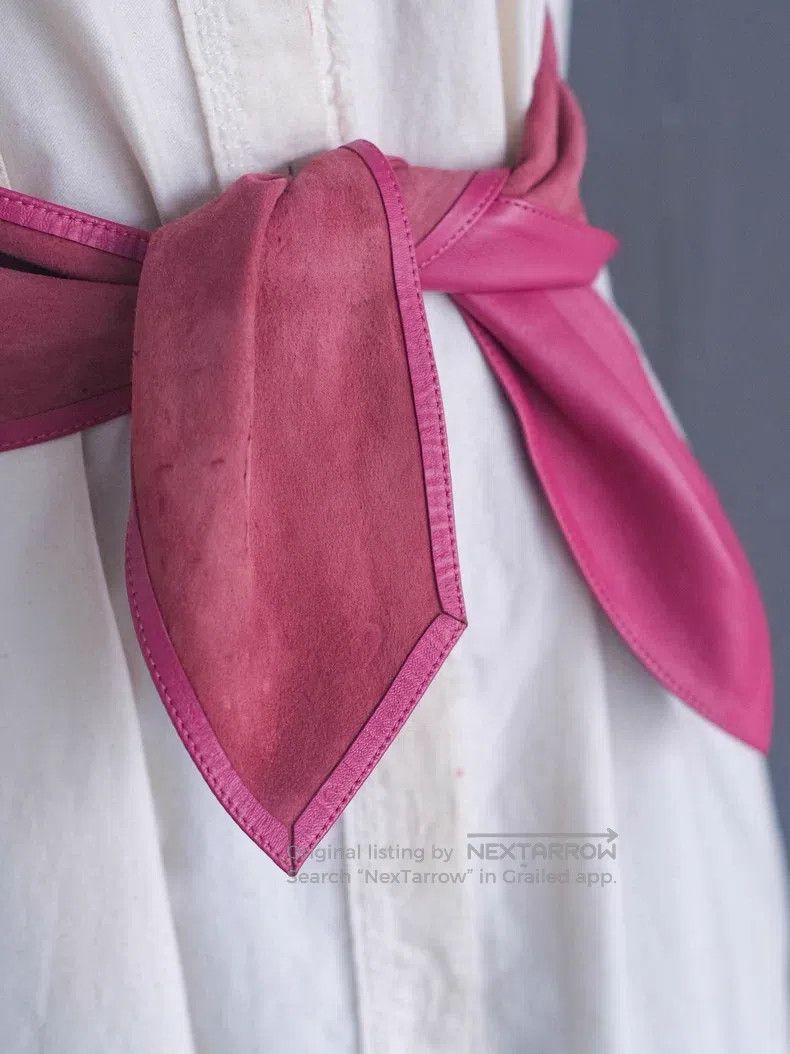 Kenzo Kenzo Plum-colored leather belt Size ONE SIZE - 9 Thumbnail