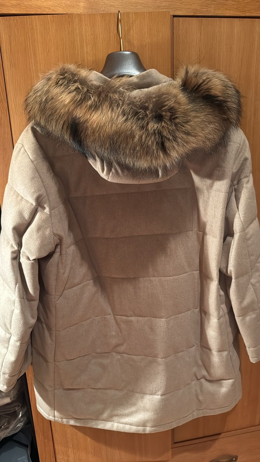 Loro Piana Loro Piana cashmere parka jacket with fur hood Size US XXL / EU 58 / 5 - 2 Thumbnail