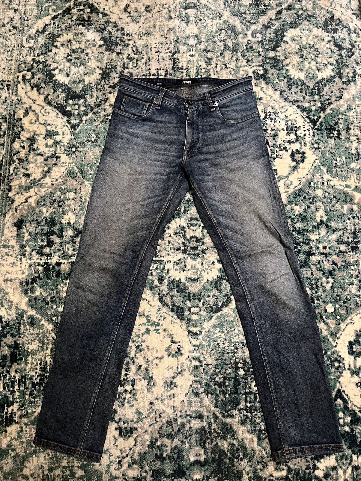 Fendi Vintage Distressed Denim