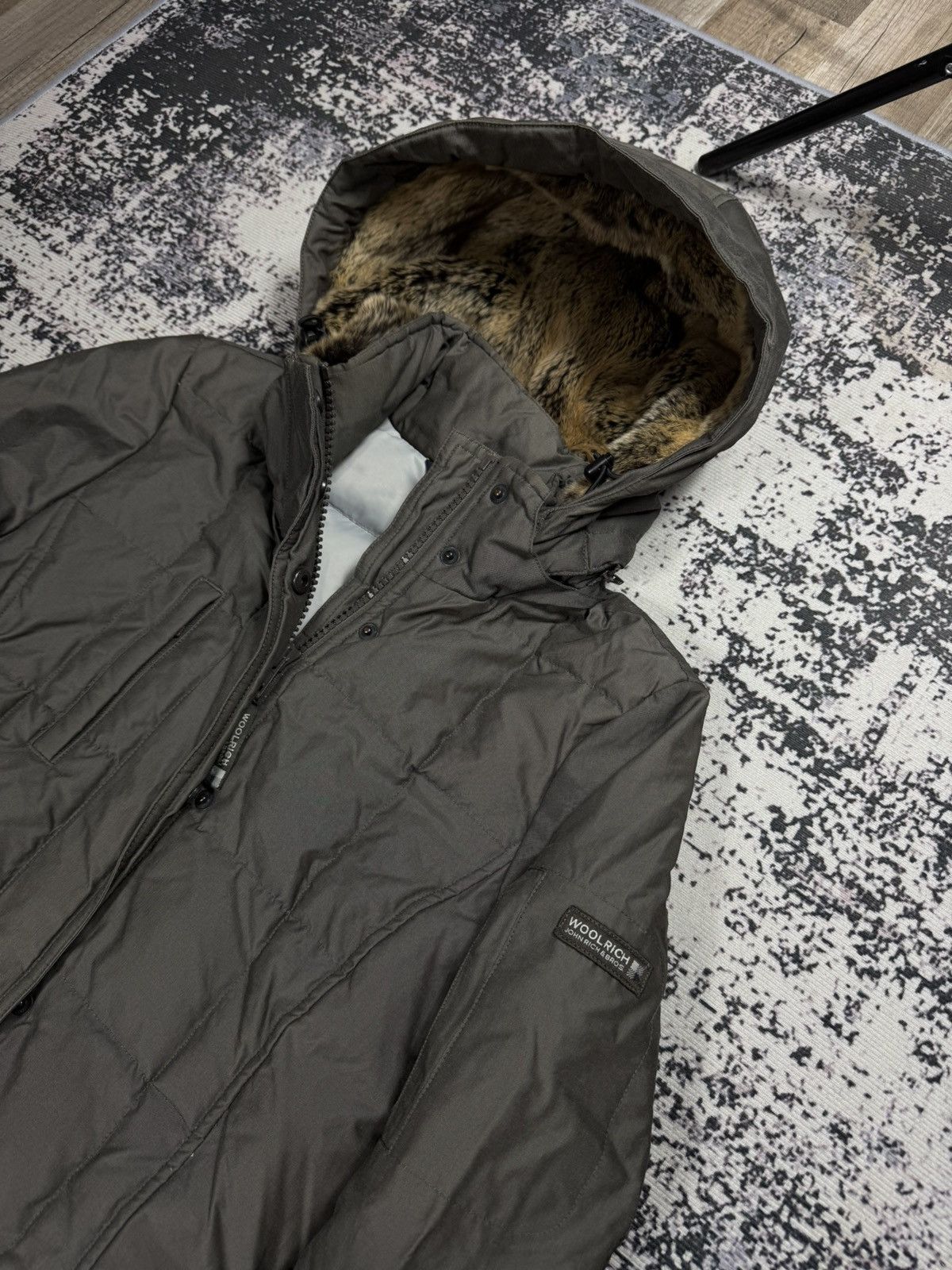 Woolrich Woolen Mills Jacket Woolrich Winter Down Hooded Parka khaki brown S Size US S / EU 44-46 / 1 - 4 Thumbnail
