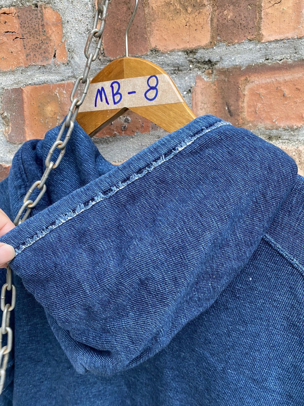 45rpm 1990s Indigo hoodie Size US S / EU 44-46 / 1 - 12 Thumbnail