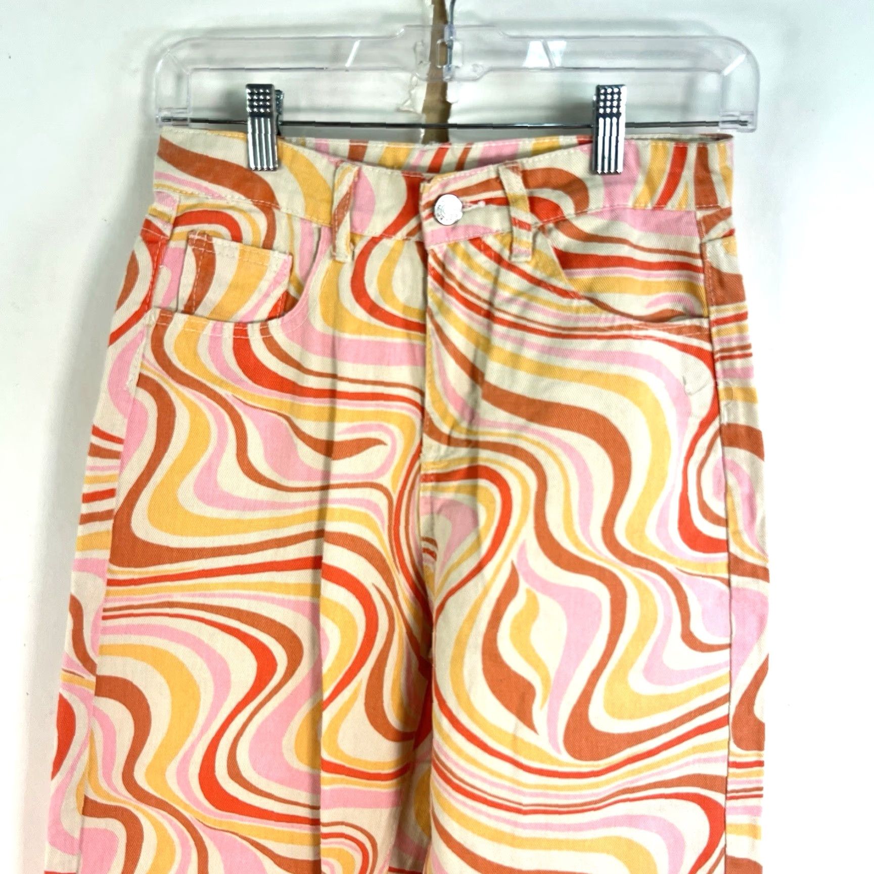 Shein Shein Wide Leg Jeans High Waisted Baggy Fit Streetwear Casual Womens S Size 28" / US 6 / IT 42 - 2 Thumbnail