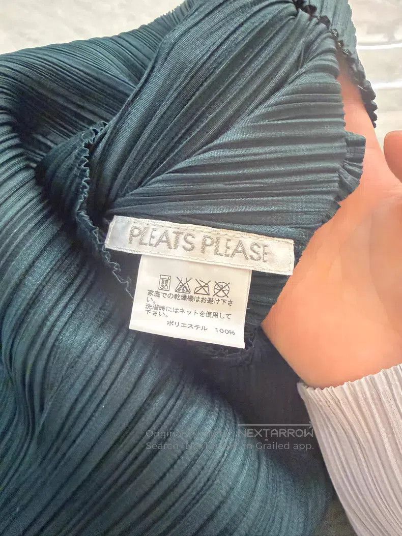 Issey Miyake Issey Miyake Green Long Sleeve Size L / US 10 / IT 46 - 4 Thumbnail