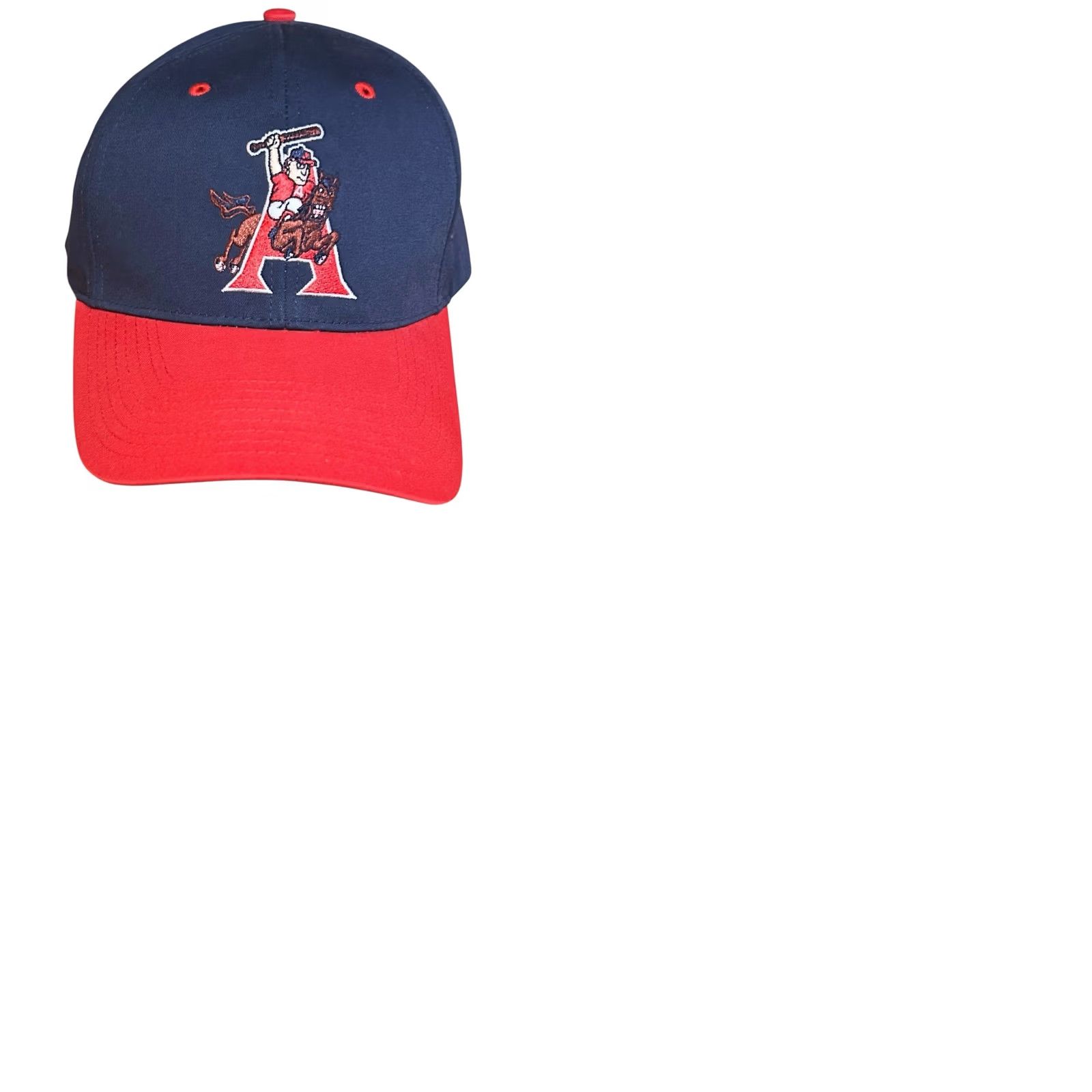 Vintage VINTAGE Arkansas Travelers Baseball Hat Cap Y2K Minor League Blue & Red Mens Adjustable One Size Cotton Polyester Canvas Knit Bre athable Size ONE SIZE - 9 Thumbnail