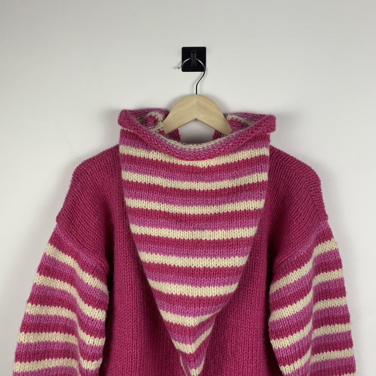 Other Vintage Y2K Pachamama Hand Knit Wool Jacket Full Zip OneSize Size US XXL / EU 58 / 5 - 10 Thumbnail