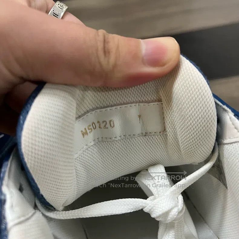 Louis Vuitton Trainer Blue Jeans shoes