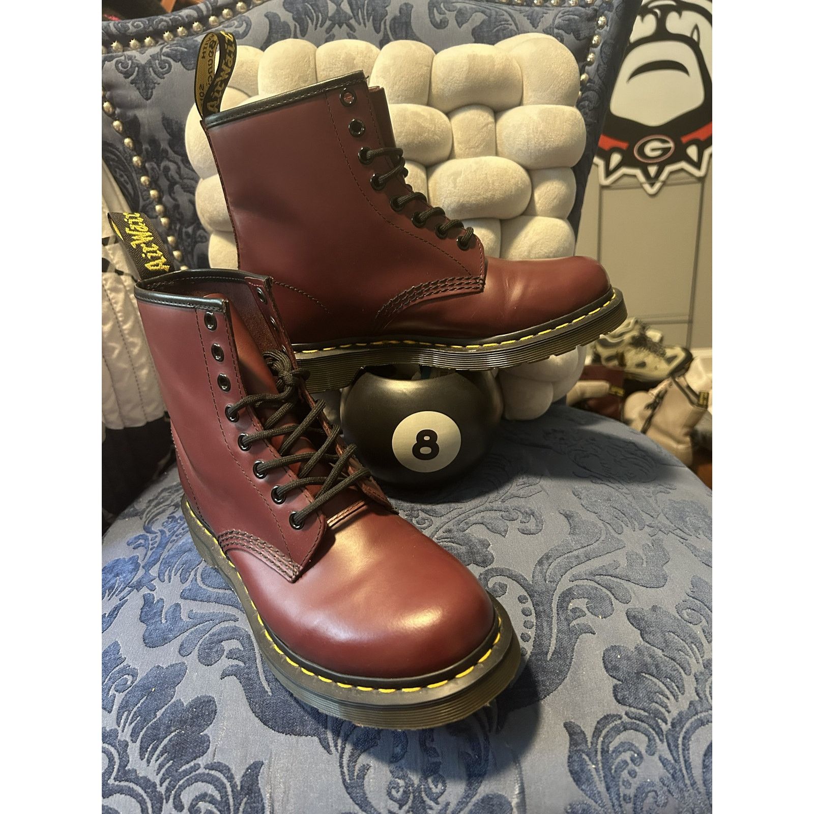 Dr. Martens Dr Martens 1460 Oxblood Burgundy Red size 8/EU 39 Size US 8 / IT 38 - 1 Thumbnail