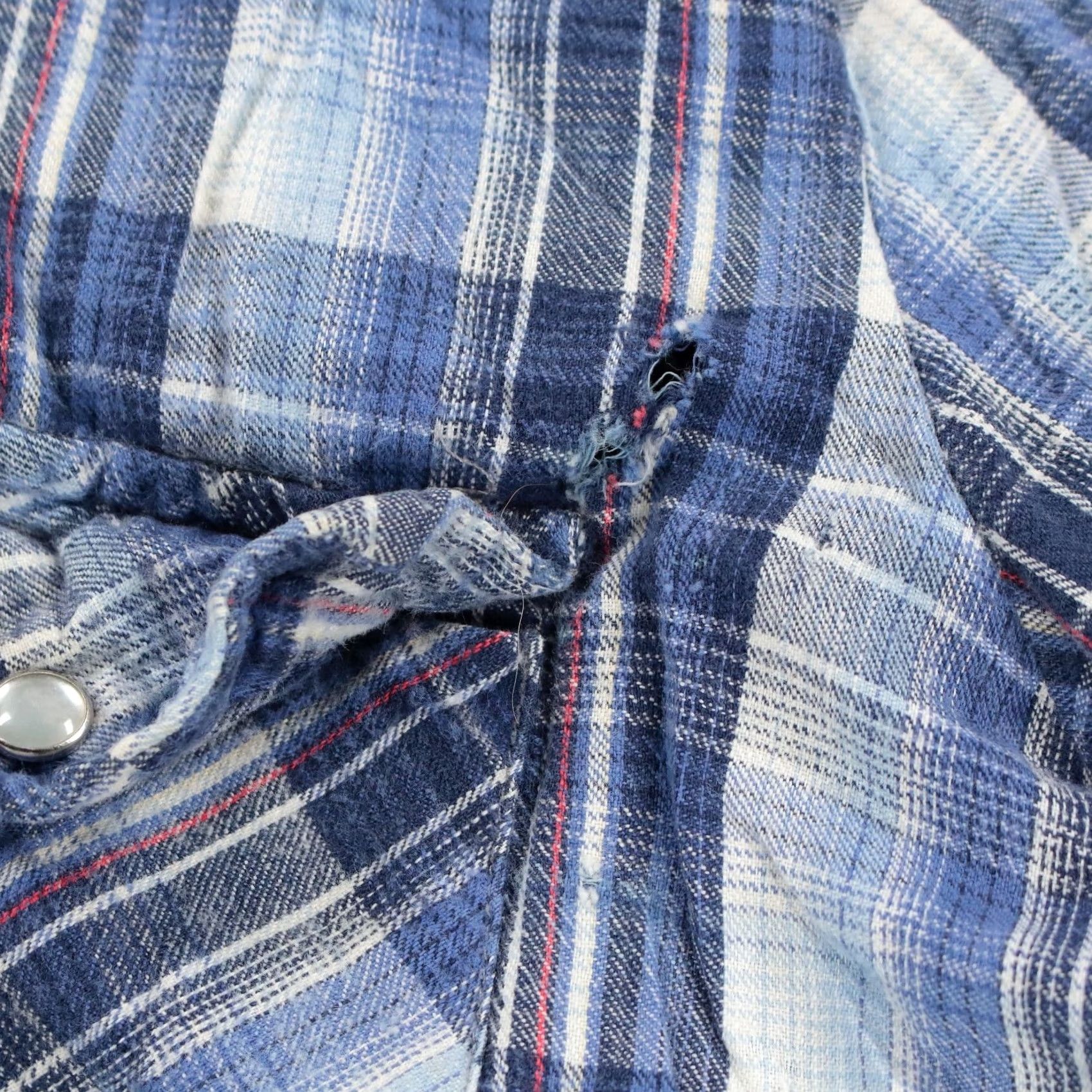 Vintage VINTAGE Timber Run Shirt MEDIUM 80s 90s distressed grunge snap front flannel Mens Size US M / EU 48-50 / 2 - 7 Thumbnail