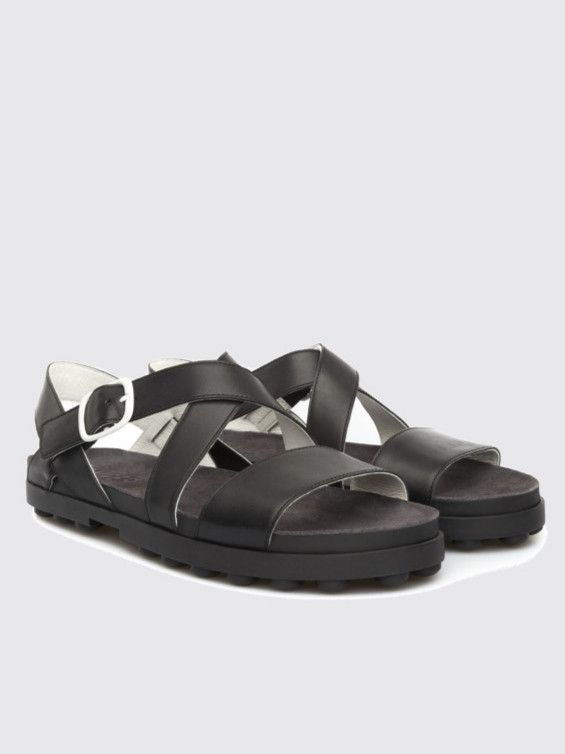 Camper CAMPER Pelotas Black Leather Sandals Size US 9.5 / EU 42-43 - 11 Thumbnail
