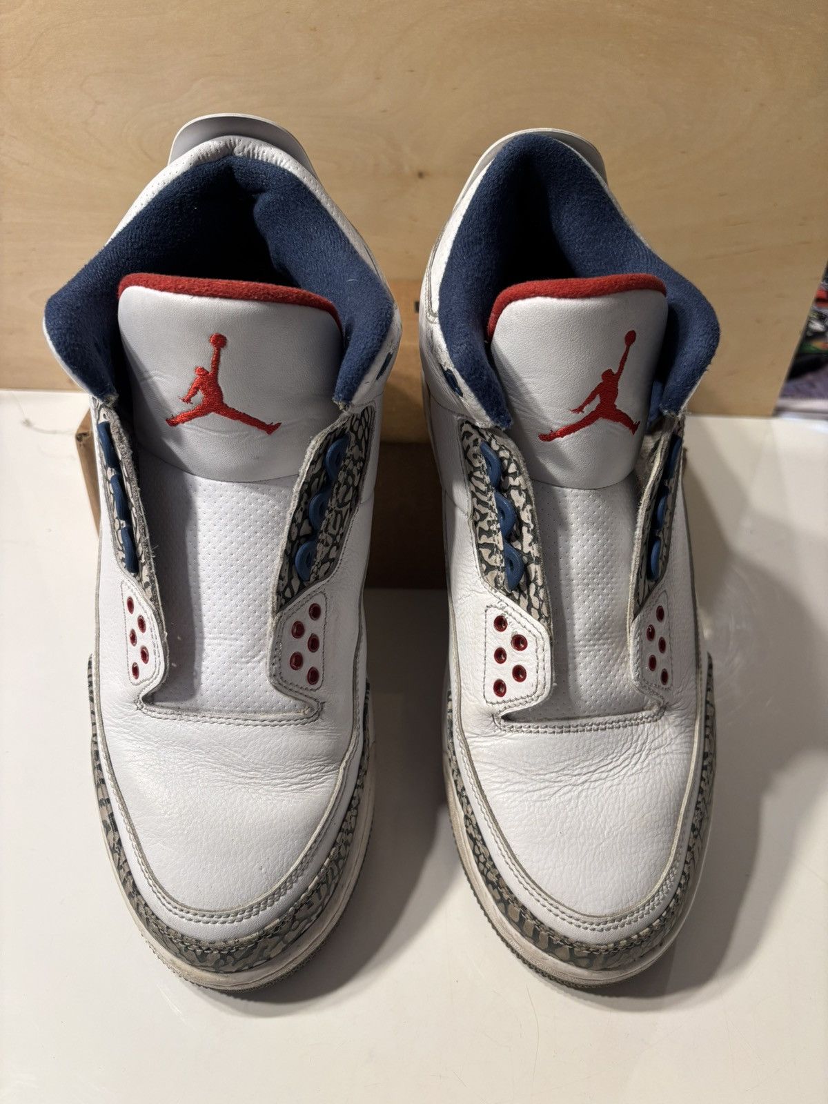 Jordan Brand × Nike Air Jordan 3 Retro OG “True Blue” 2016 Size 11.5 Size US 11.5 / EU 44-45 - 3 Thumbnail