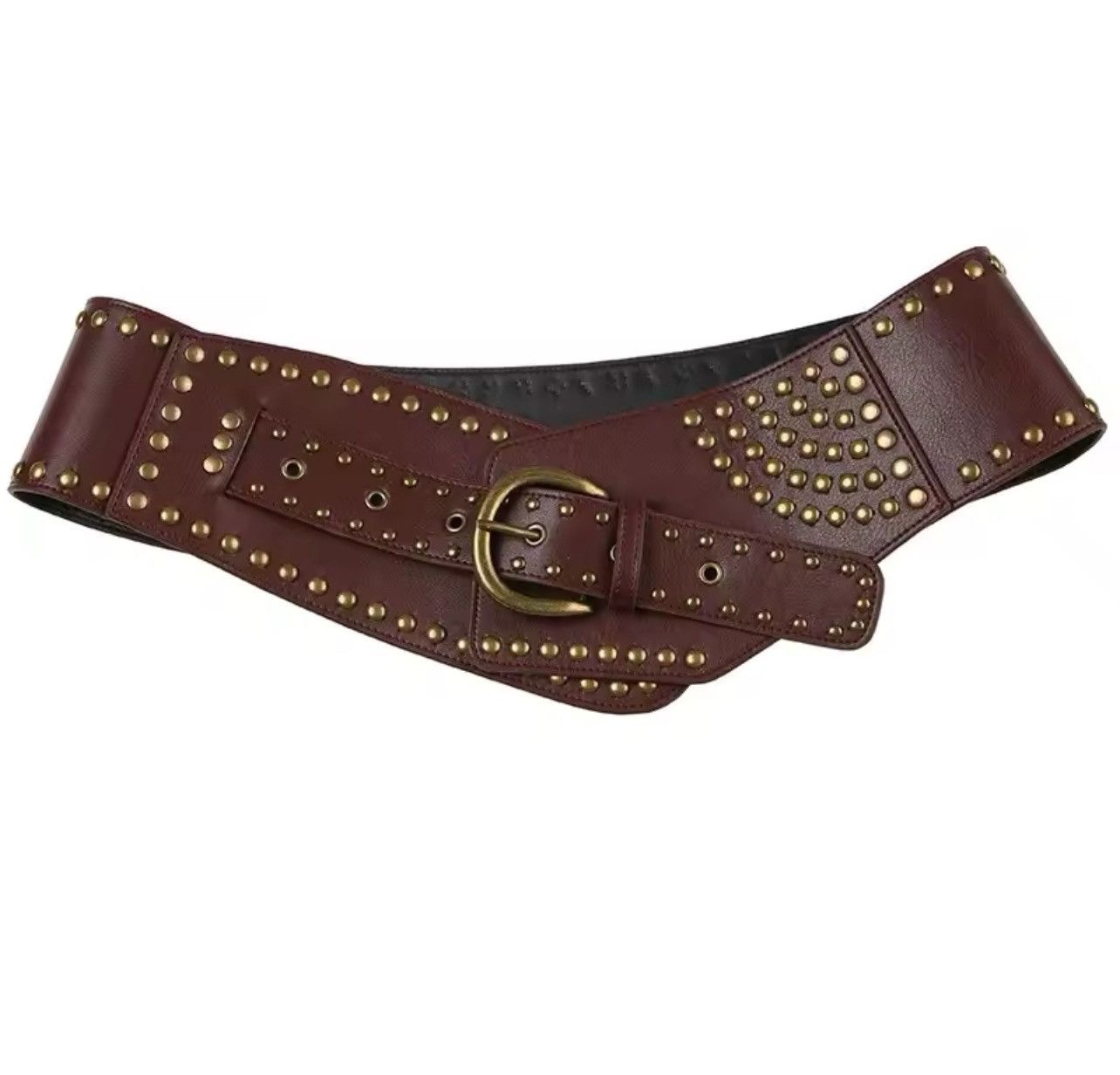 Japanese Brand × Leather Y2K Rivet Ring Belt Vintage Punk Size ONE SIZE - 2 Thumbnail