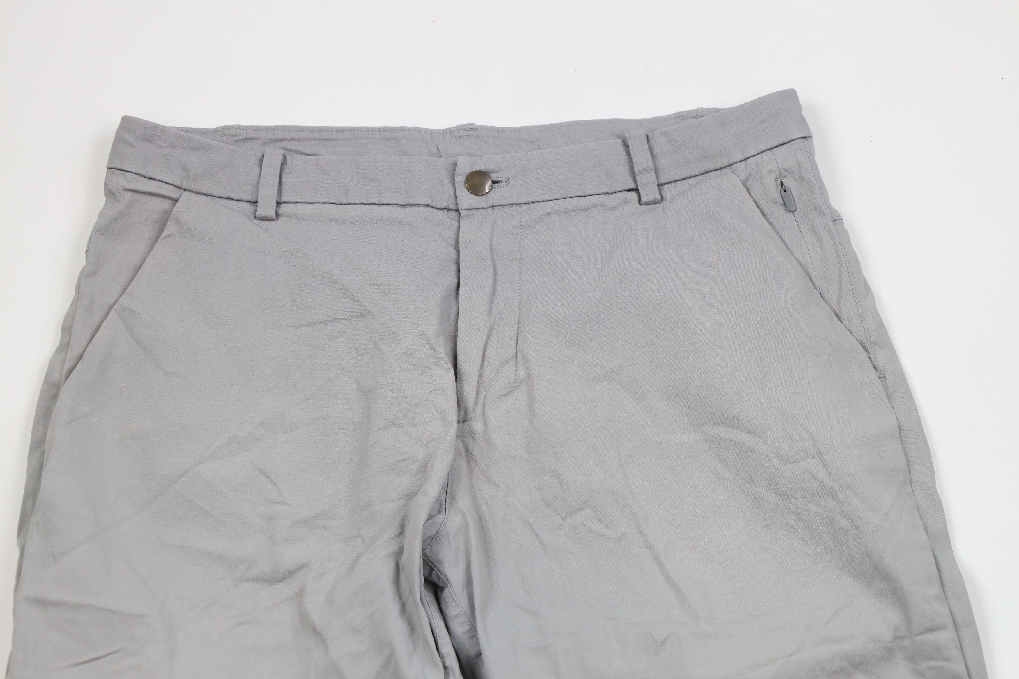 Lululemon × Vintage Lululemon Thrashed Stretch Commission Chino Pants Light Gray Size US 34 / EU 50 - 2 Thumbnail