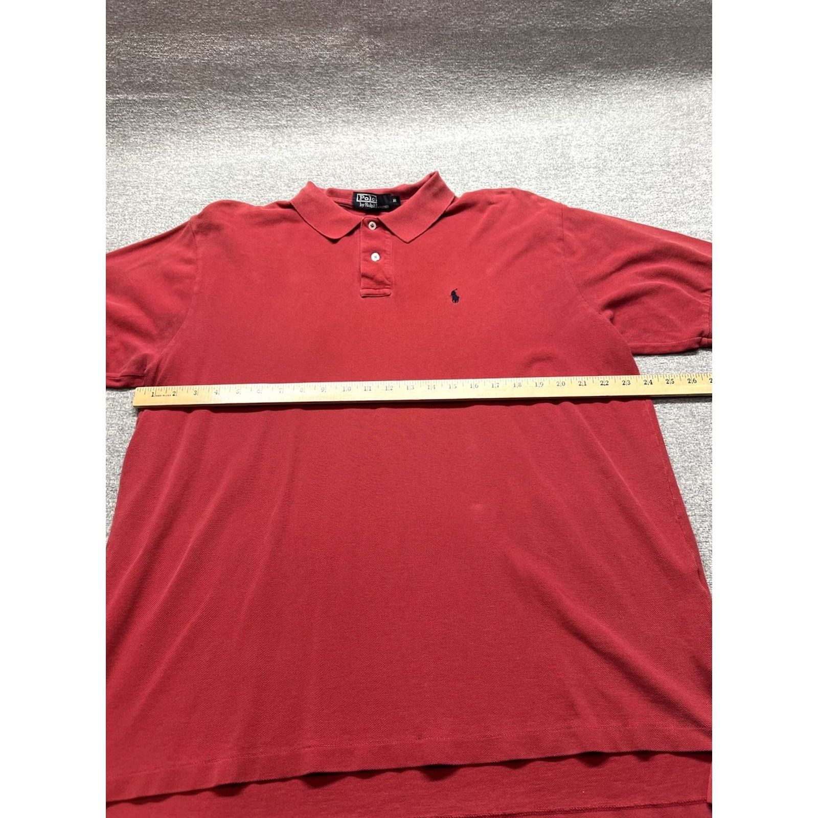 Polo Ralph Lauren Polo Ralph Lauren Polo Shirt Men XL Red Short Sleeve Pony Logo Vintage No Size US XL / EU 56 / 4 - 7 Thumbnail