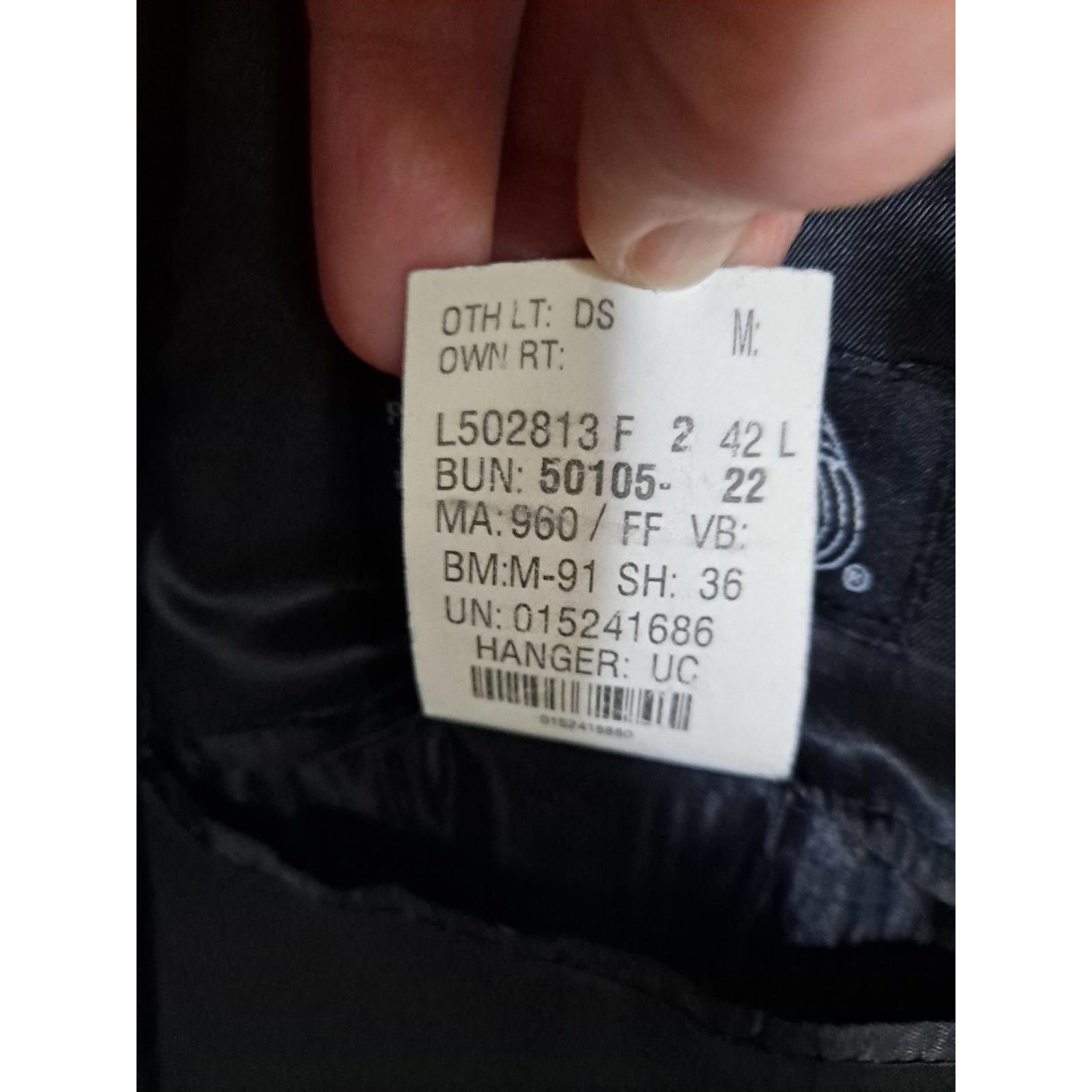 DKNY DKNY Navy Blue Suit Jacket Made in Canada Size 42L Size 42R - 6 Thumbnail