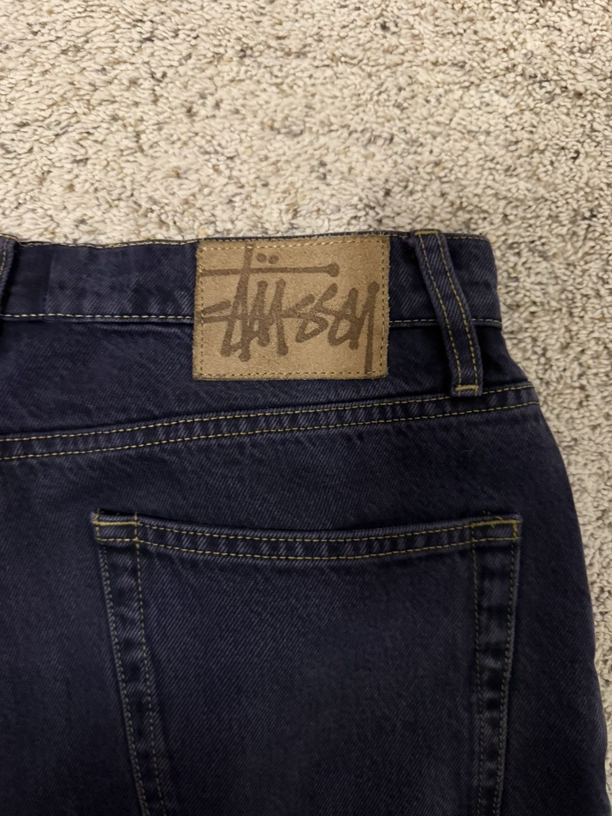 Stussy SIZE 30 BIG OL’ JEAN DENIM Nightshade Size US 30 / EU 46 - 2 Thumbnail