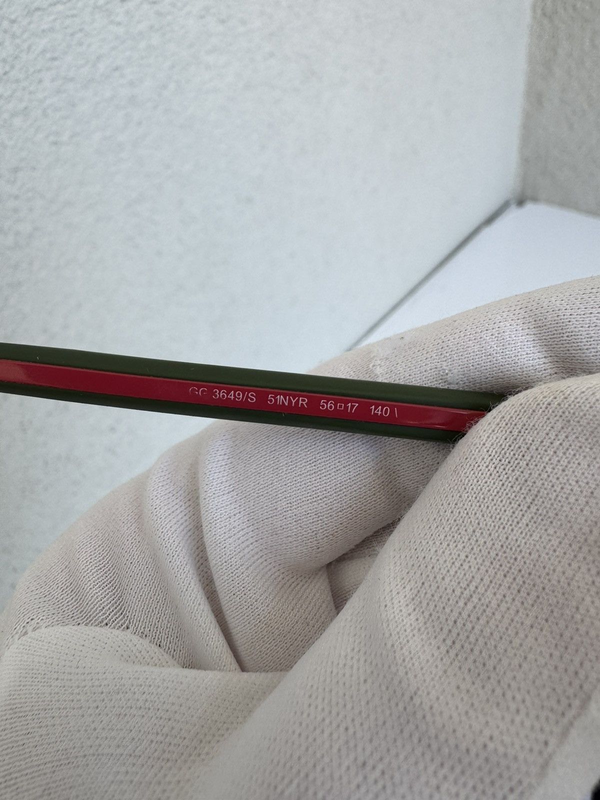 Gucci Gucci Sunglasses GG 3649/S Green Red Luxury Size ONE SIZE - 7 Thumbnail