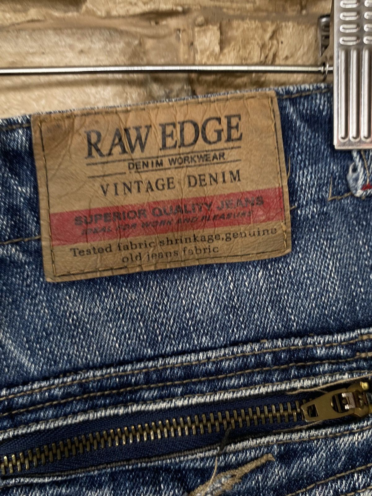 If Six Was Nine × Japanese Brand × Vintage Raw Edge Vintage Denim Size US 31 - 18 Thumbnail