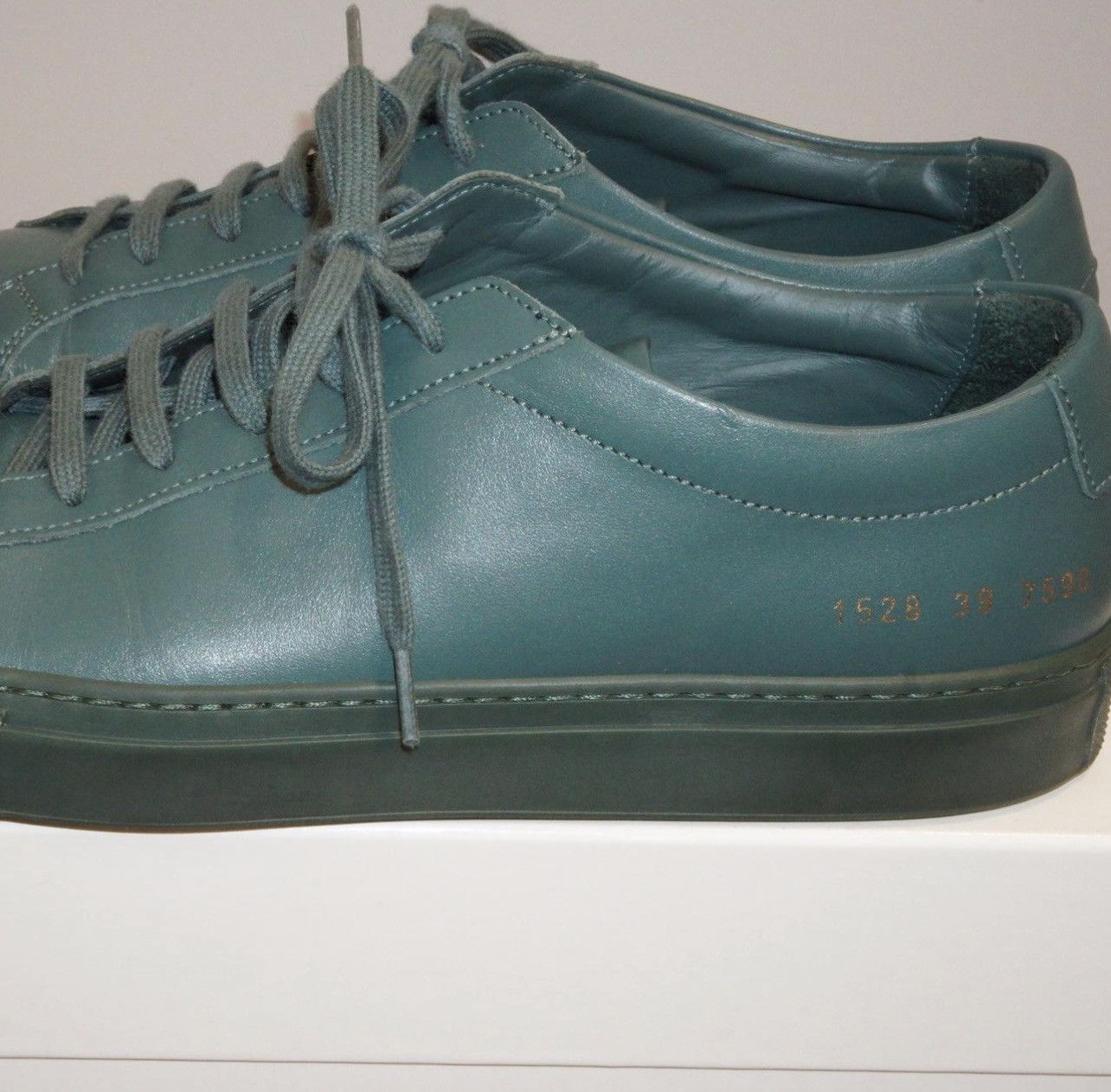 Common Projects COMMON PROJECTS Original Green Achilles Low Sneakers Size US 7 / EU 40 - 6 Thumbnail