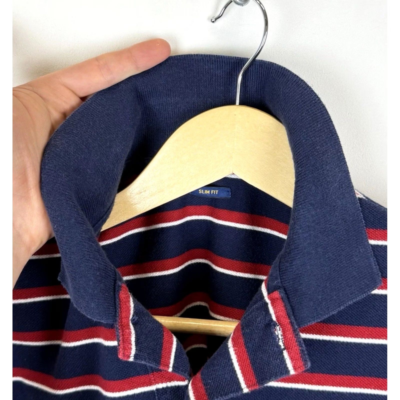 Polo Ralph Lauren Ralph Lauren Polo Shirt Men's Size S Short Sleeve Top Striped Blue Red White GG Size US S / EU 44-46 / 1 - 3 Thumbnail