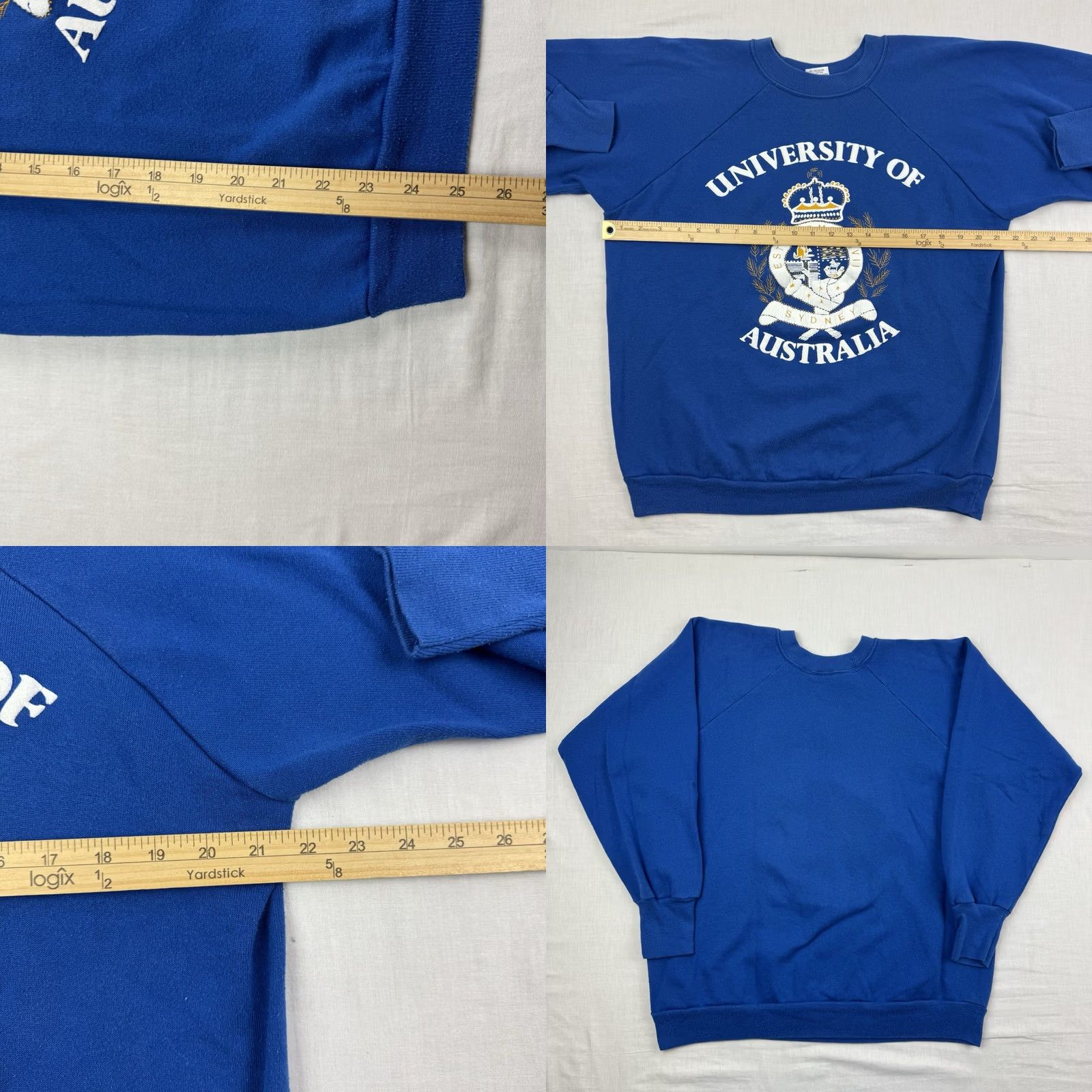 Vintage VINTAGE University Of Australia Sweatshirt Adult Large College Crewneck 80s 90s Size US L / EU 52-54 / 3 - 8 Thumbnail