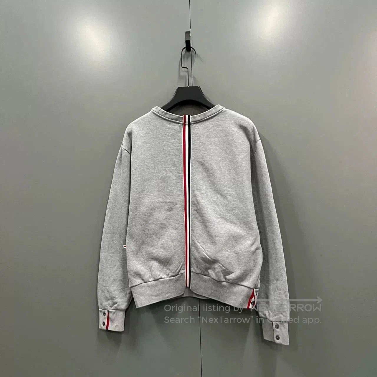 Thom Browne thom browne gray striped sweatshirt size 2. Size US M / EU 48-50 / 2 - 2 Thumbnail