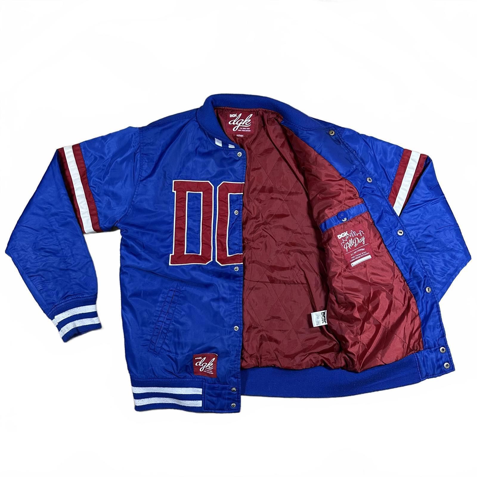 DGK DGK Mens Varsity Jacket Regular Blue Vintage Style Size US M / EU 48-50 / 2 - 2 Thumbnail