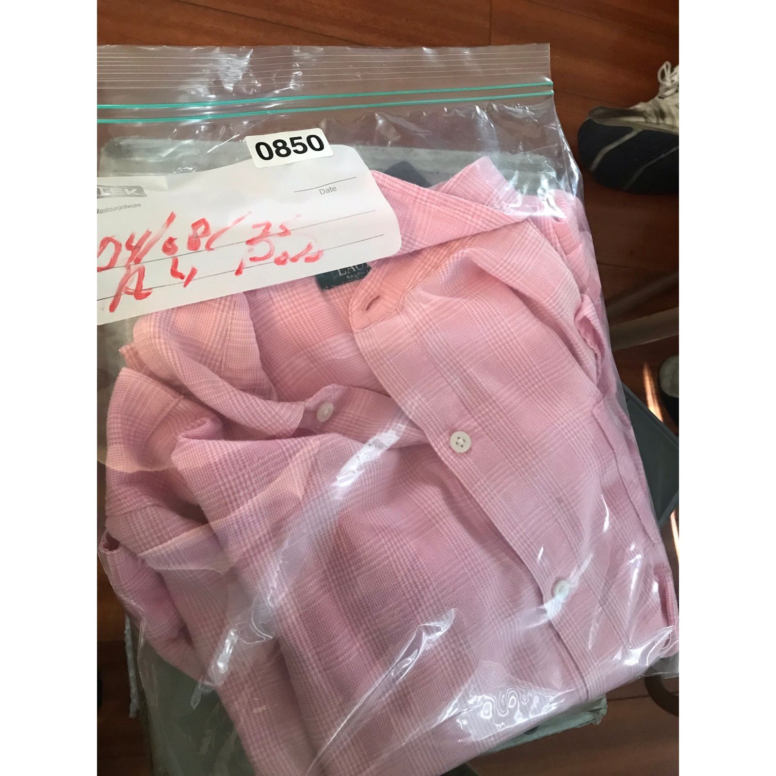 Ralph Lauren RALPH LAUREN POLO Shirt Men's L Pink L.S. Size US L / EU 52-54 / 3 - 8 Thumbnail
