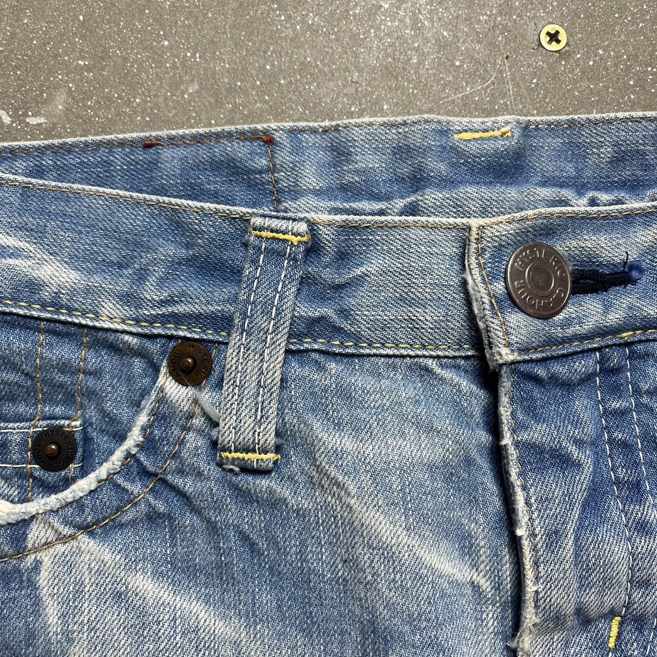 Hysteric Glamour × Le Grande Bleu (L.G.B.) Hysteric Glamour Denim Mini Skirt Size 31" - 8 Thumbnail