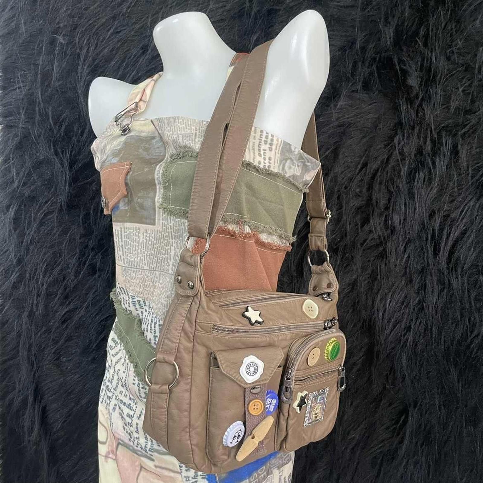 Other Badge Patchwork Crossbody Shoulder Bag Size ONE SIZE - 3 Thumbnail
