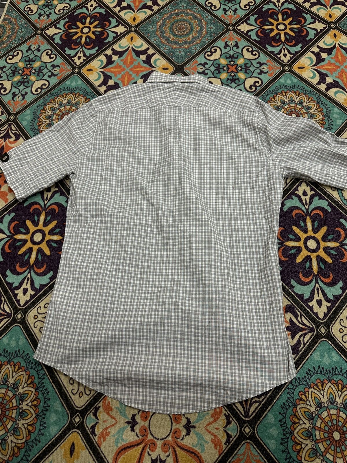Hermes Hermes Cotton With Lamb Skin Button Up Shirt Size US M / EU 48-50 / 2 - 13 Thumbnail
