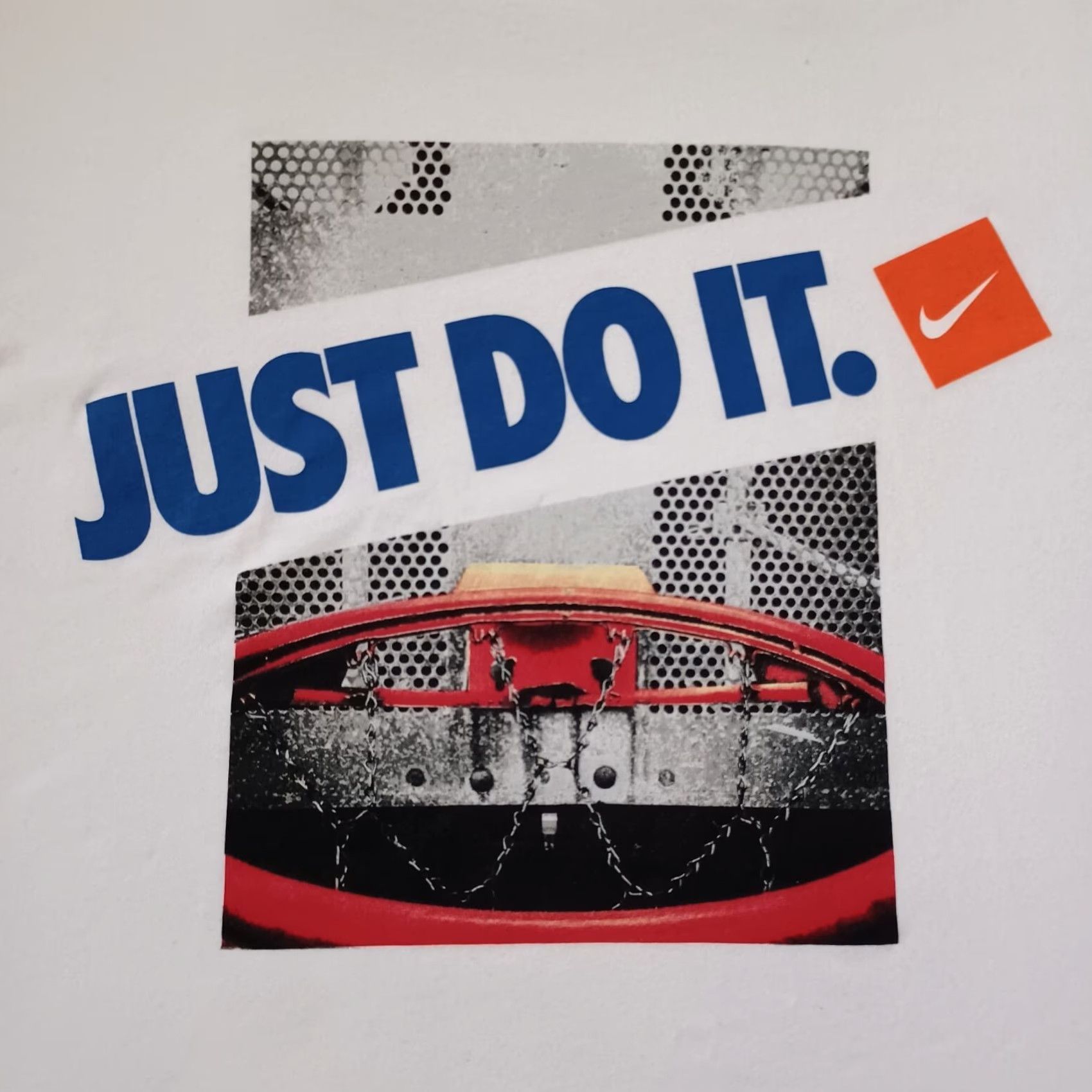 Nike Nike Dri-Fit T Shirt Mens XL White Just Do It Swoosh Logo Graphic Rim Size US XL / EU 56 / 4 - 6 Thumbnail