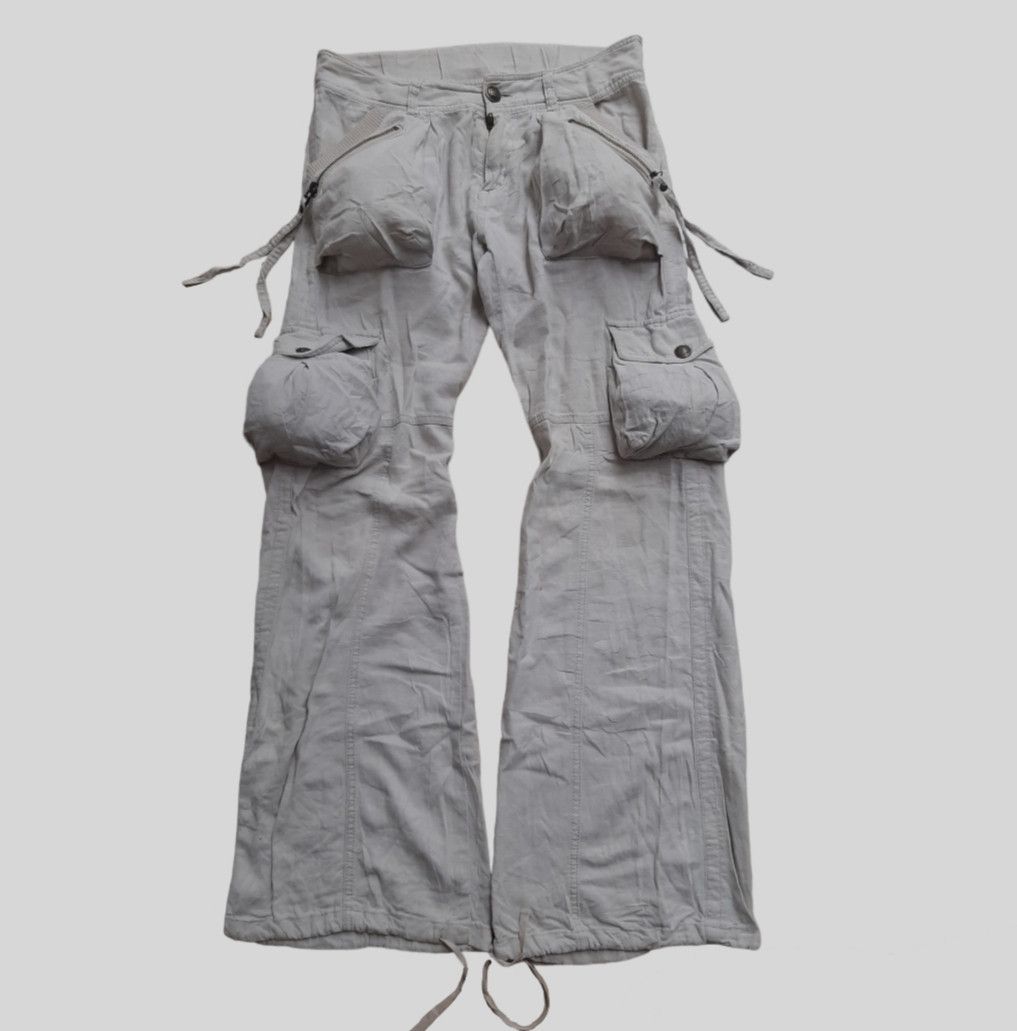 If Six Was Nine × Japanese Brand × Le Grande Bleu (L.G.B.) Joky Gal multi pocket flared pant Size US 29 - 1 Thumbnail