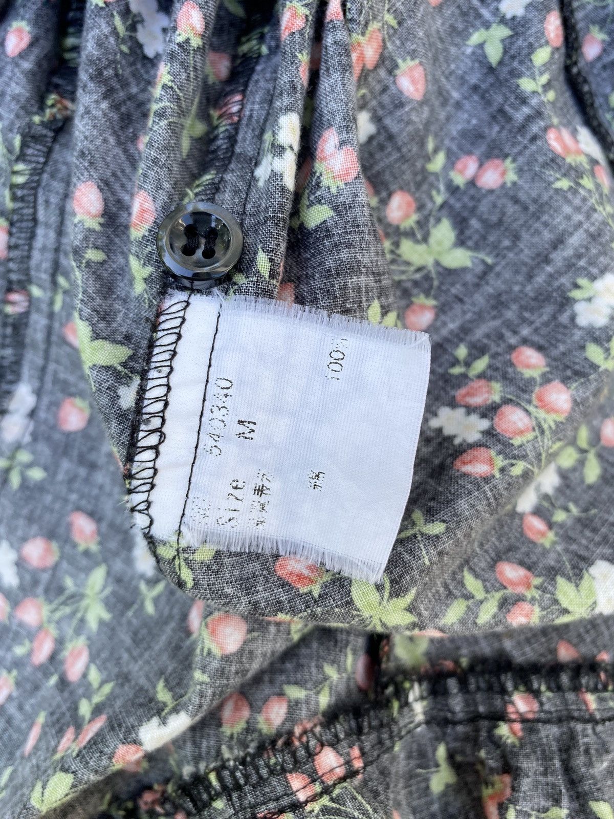 Japanese Brand × Seditionaries Peace Now Strawberry printed Ruffle Puff Blouse shirt Size M / US 6-8 / IT 42-44 - 5 Thumbnail