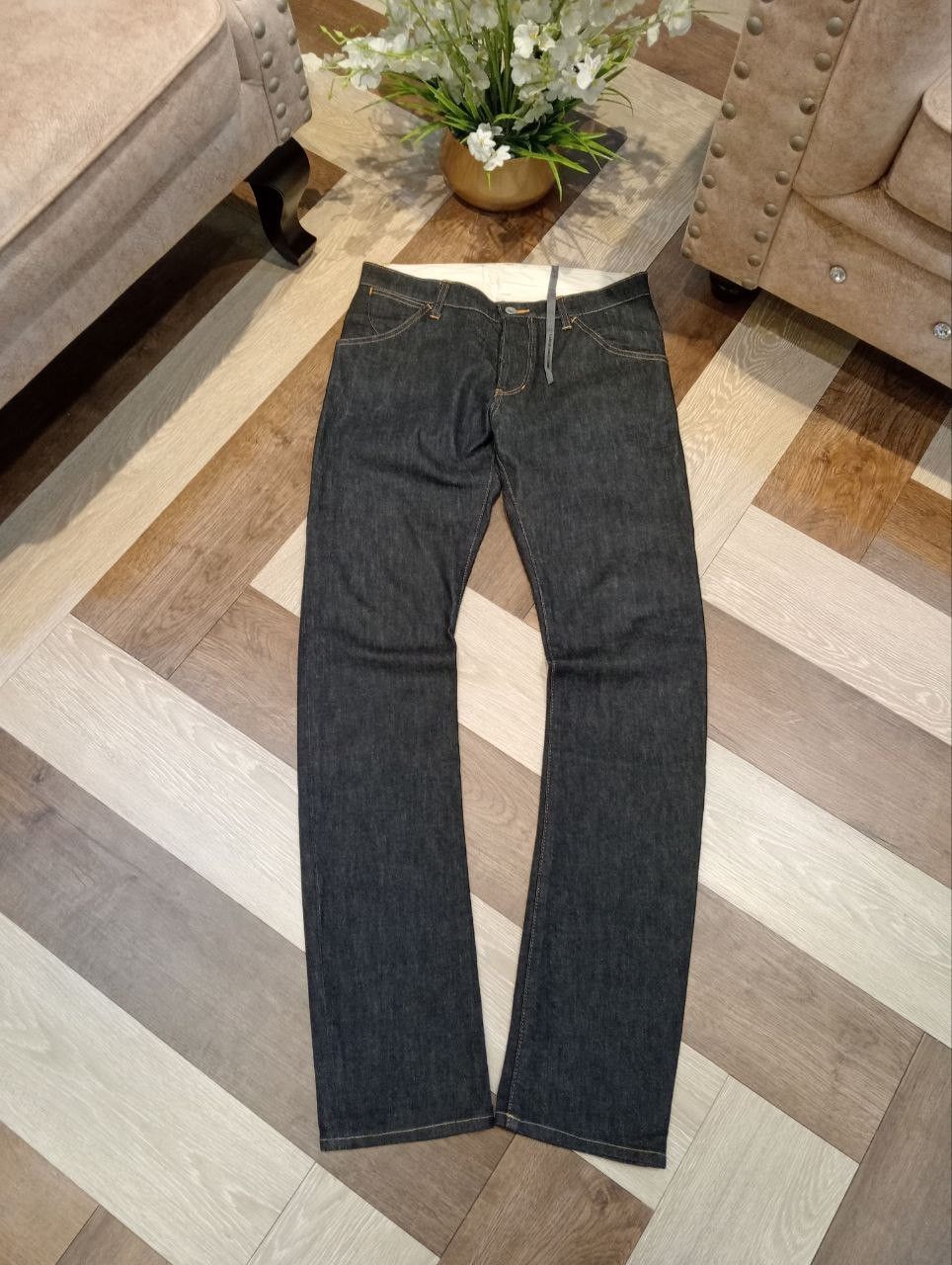 Kazuyuki Kumagai Attachment KAZUYUKI KUMAGAI ATTACHMENT JAPAN INDIGO CURVE JEANS Size US 32 / EU 48 - 1 Thumbnail