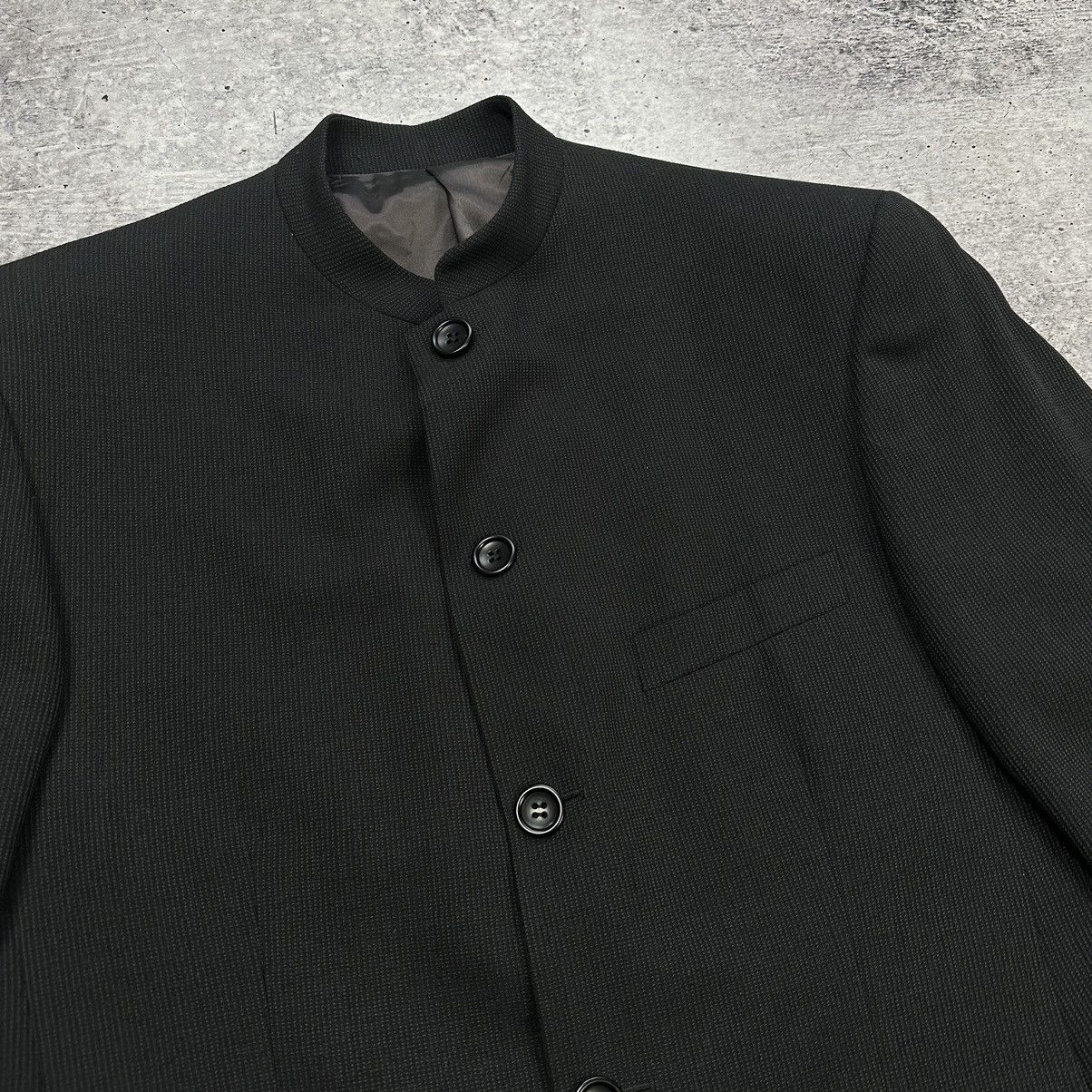 Kenzo Kenzo Homme Vintage Minimalist Wool Nehru Collar Suit Blazer Size 50R - 5 Thumbnail