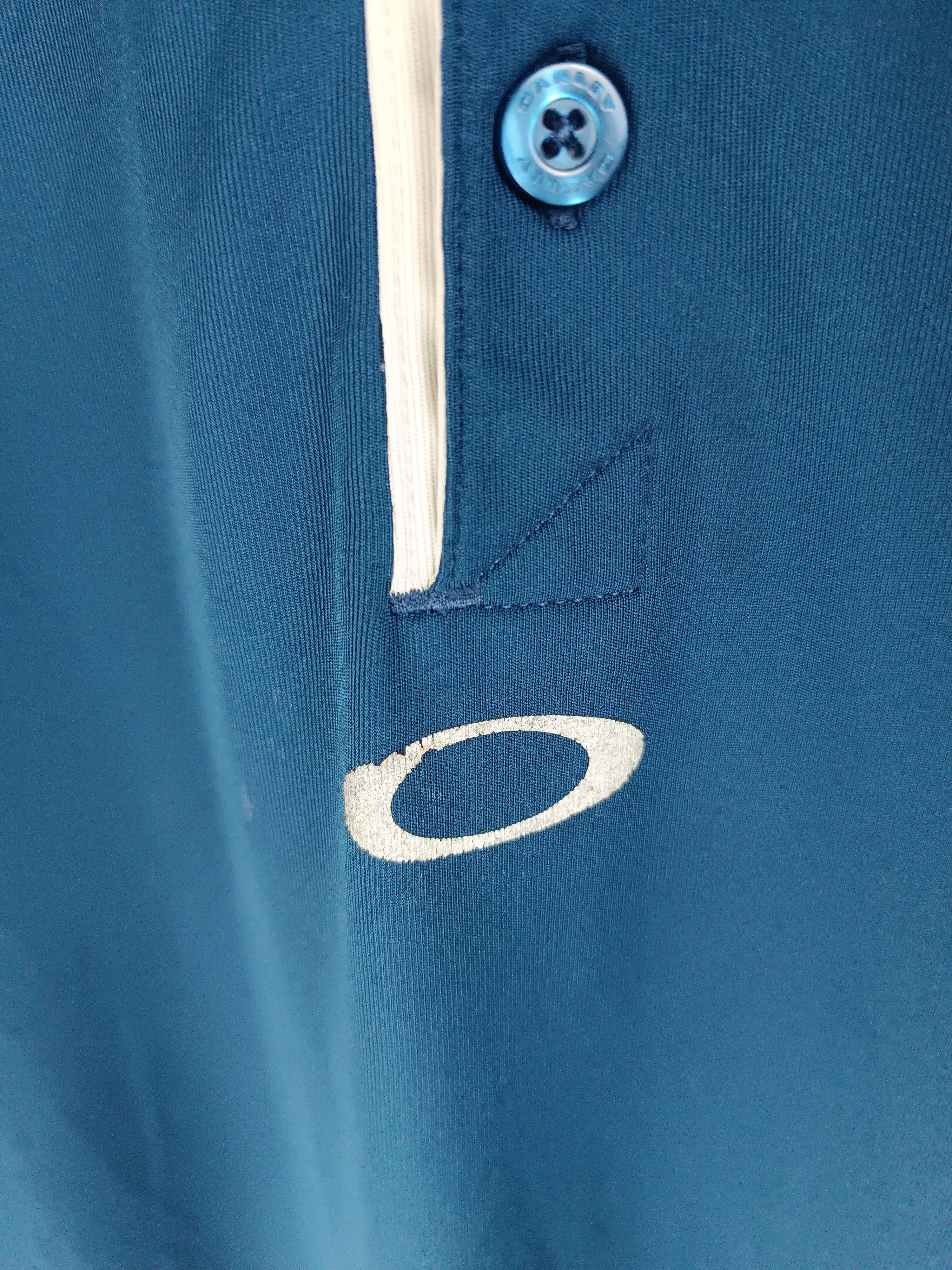 Oakley VINTAGE Y2K OAKLEY SMALL LOGO JERSEY POLO TECH GORP STYLE Size US XL / EU 56 / 4 - 9 Thumbnail