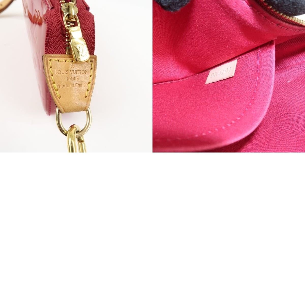 Louis Vuitton Louis Vuitton Monogram Vernis Pochette Accessoires Pouch Red Size ONE SIZE - 8 Thumbnail