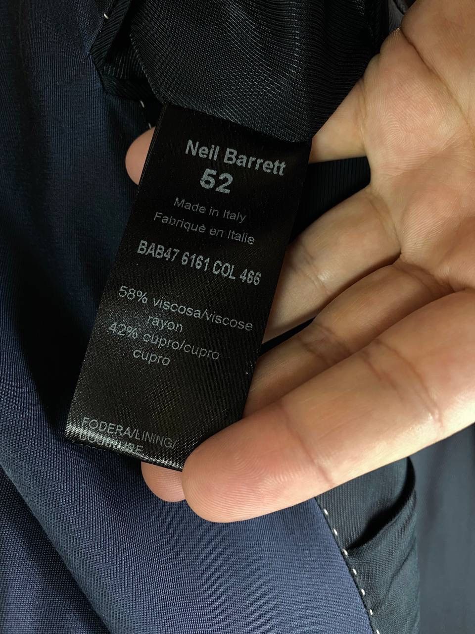 Neil Barrett Neil Barrett Italy luxury blazer size 52 Size 52R - 16 Thumbnail