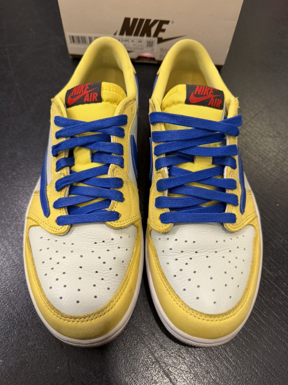 Jordan Brand Jordan 1 Retro Low ‘Travis Scott Canary’ Size US 8.5 / EU 41-42 - 4 Thumbnail