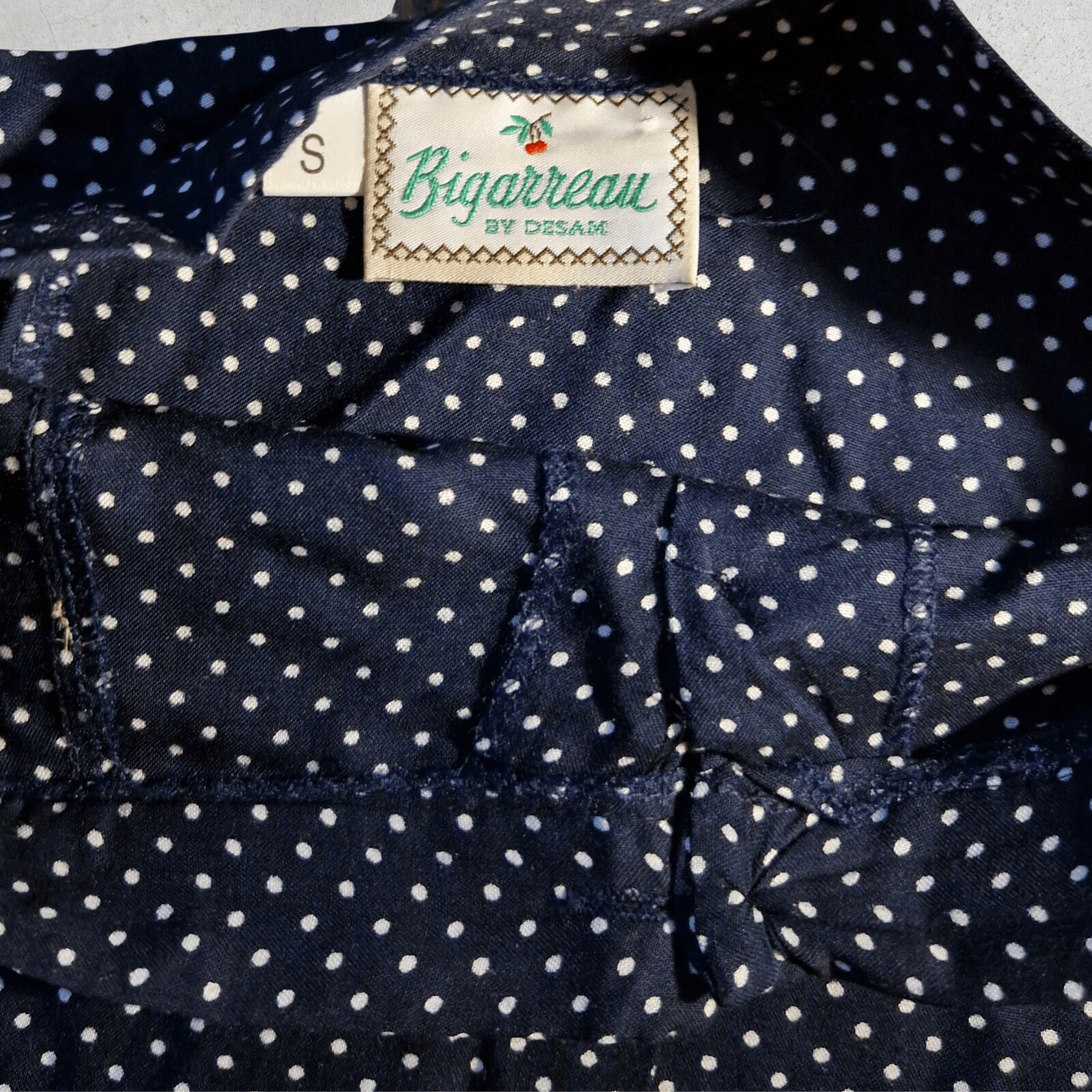 Retrofit × Vintage Vintage Polka Dot Button Front Skirt - DESAM - Small Size 26" / US 2 / IT 38 - 4 Thumbnail