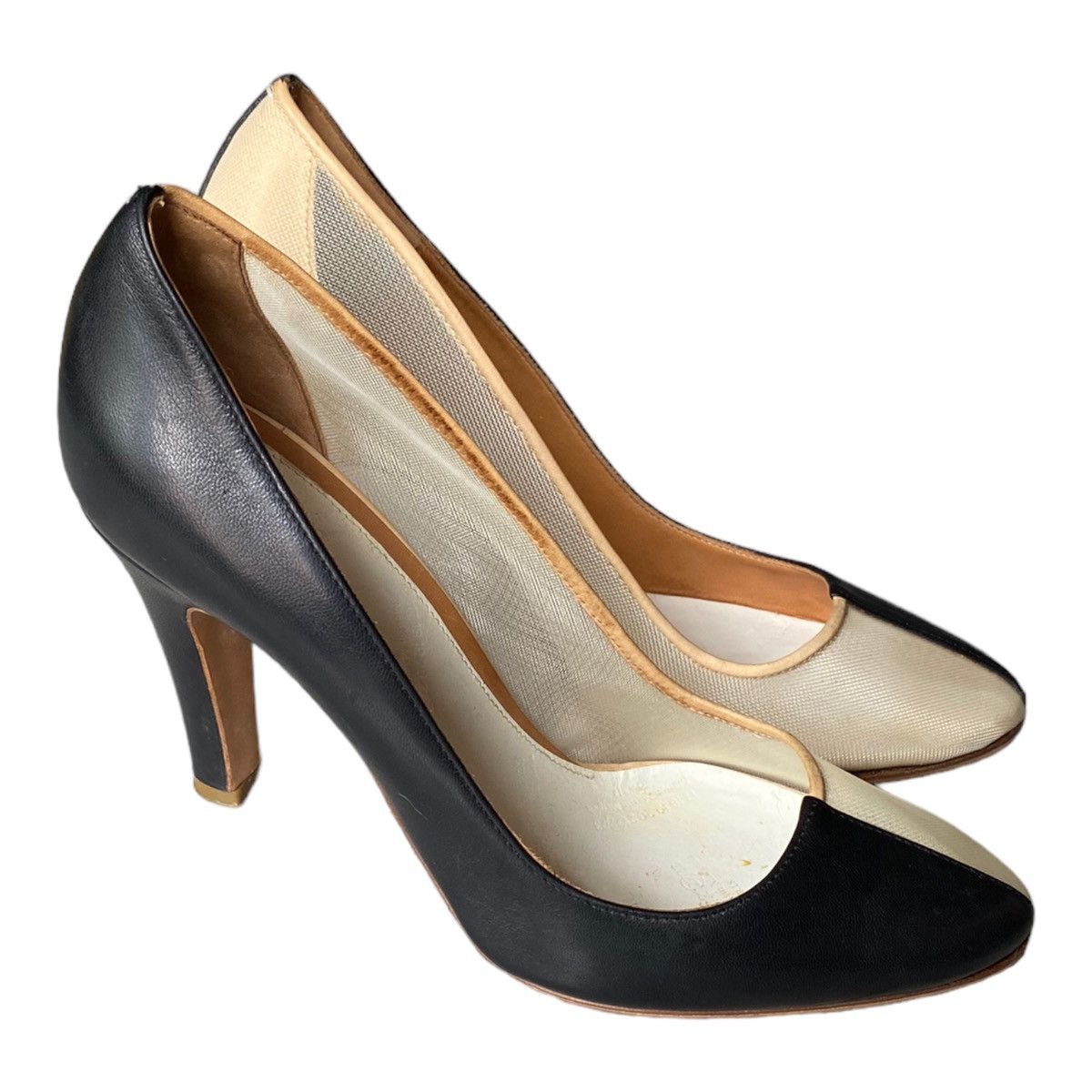 Maison Margiela SS08 Margiela Black Half Mesh Heels Size US 6.5 / IT 36.5 - 4 Thumbnail