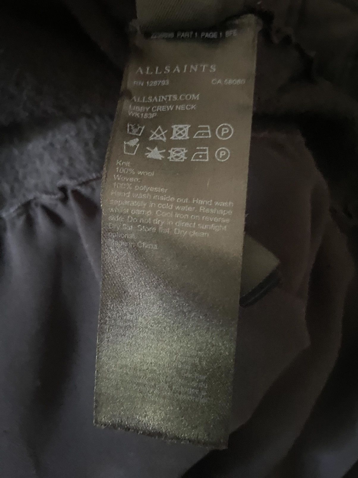 Allsaints Allsaints black merino floaty wool jumper AS _ 203742r Size XS / US 0-2 / IT 36-38 - 10 Thumbnail