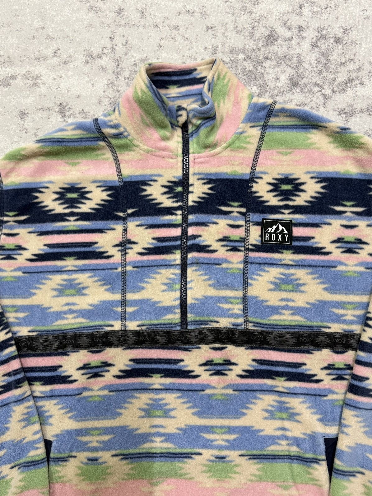 Native Roxy Native Halfzipper Fleece Sweatshirt Size US L / EU 52-54 / 3 - 6 Thumbnail