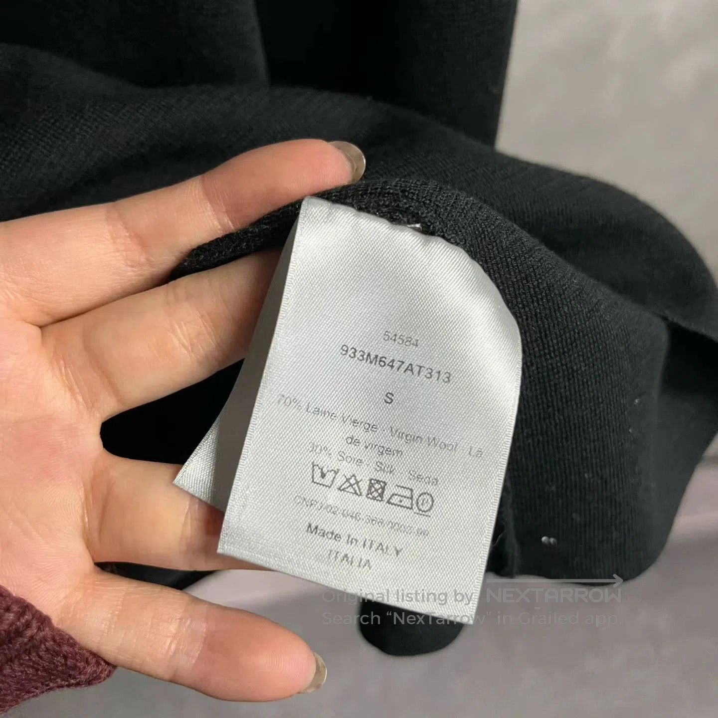 Dior Dior Latest Velcro Logo Solid Sweater. Size US S / EU 44-46 / 1 - 3 Thumbnail